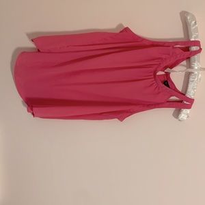 Torrid hot pink sleeveless blouse